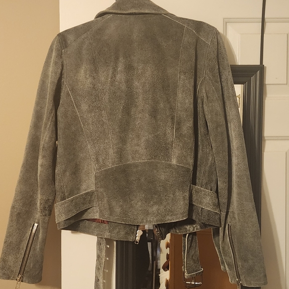 Free People Romance Was Born Genuine Leather Jacket - Picture 7 of 8